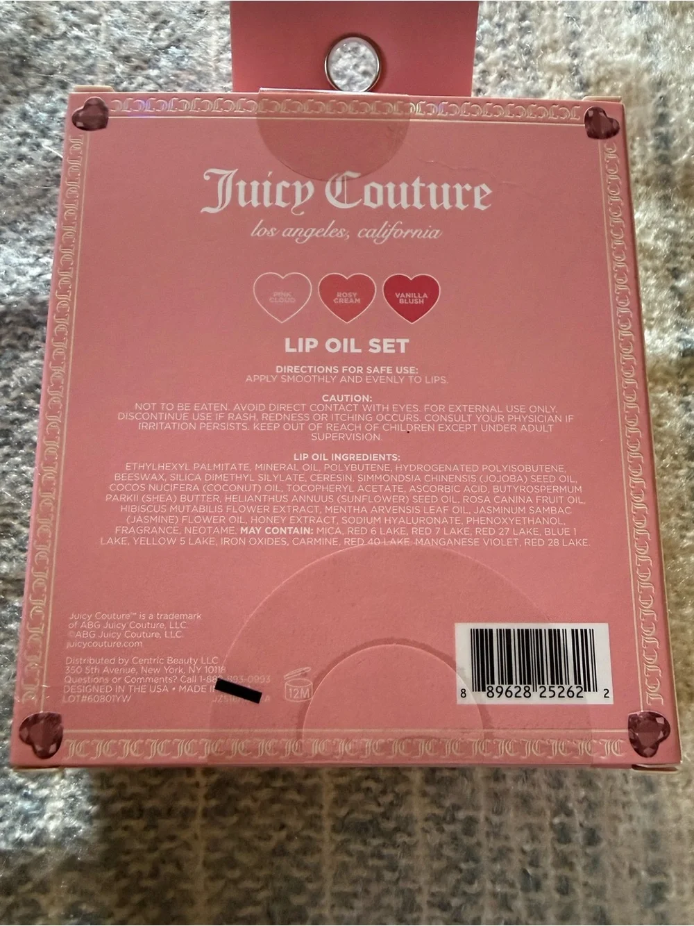 JUICY COUTURE I’M THE CUTEST OF THEM ALL 250 PG JOURNAL W LIP OIL SET
